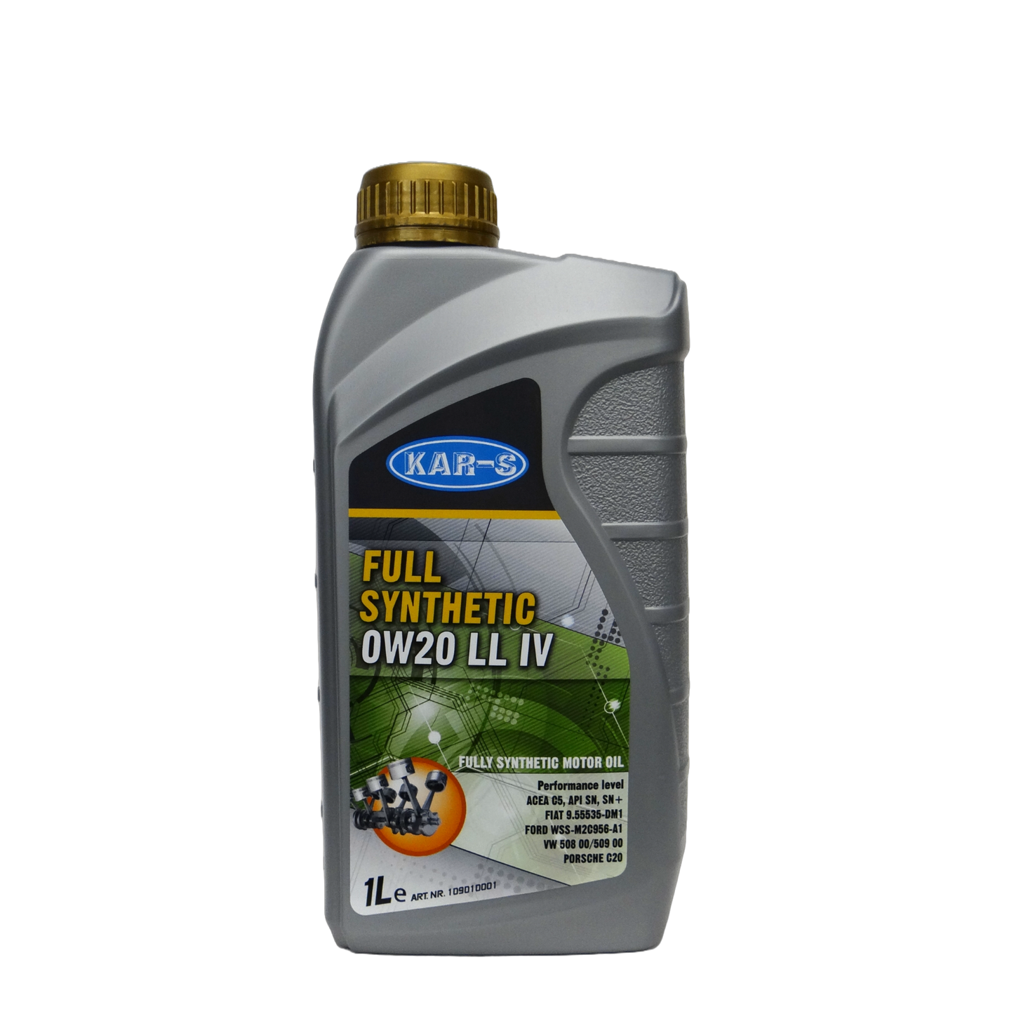KAR-S Motorolie Full Synthetic 0W20 LL IV 1 Liter