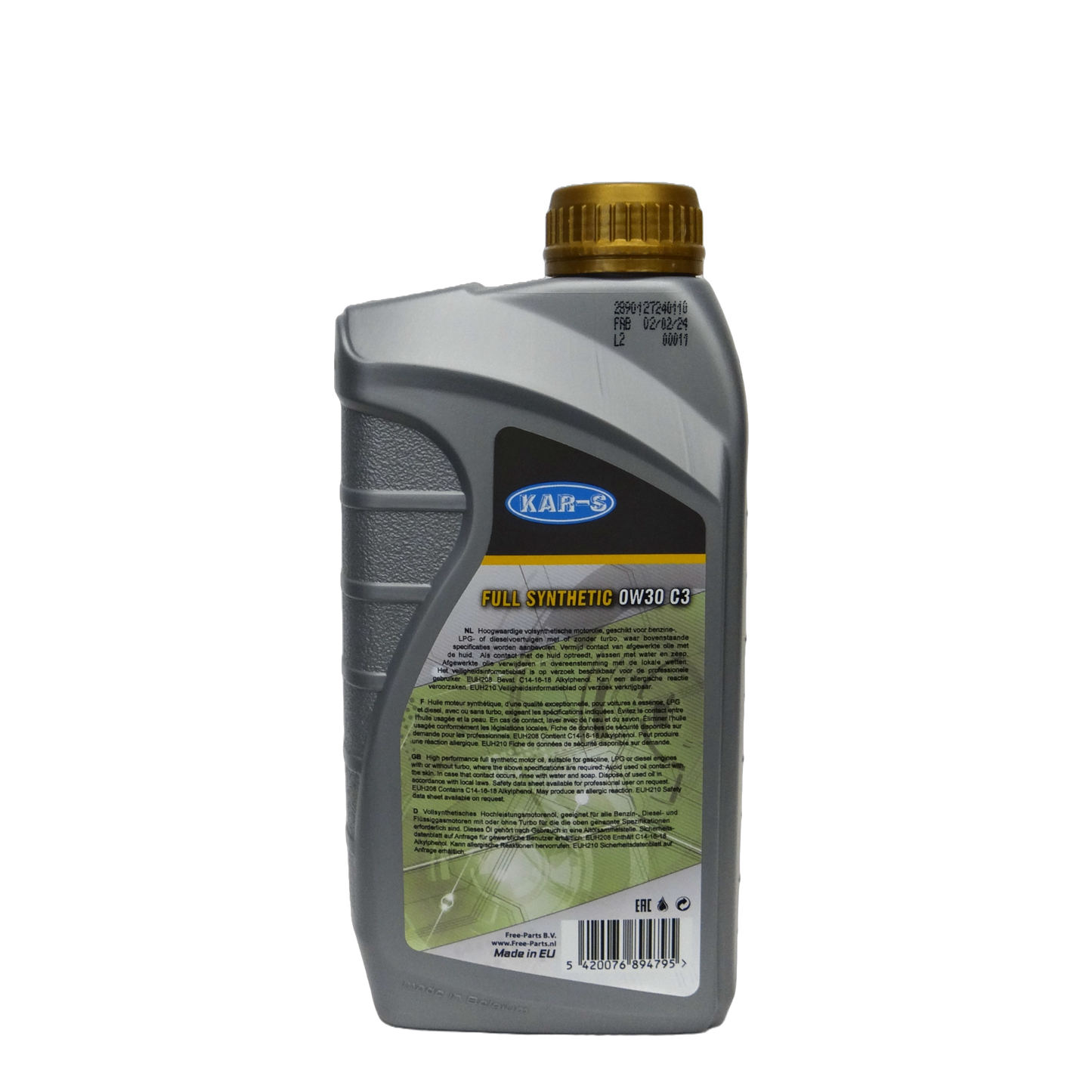 KAR-S Motorolie Full Synthetic 0W30 C3 - 1 Liter