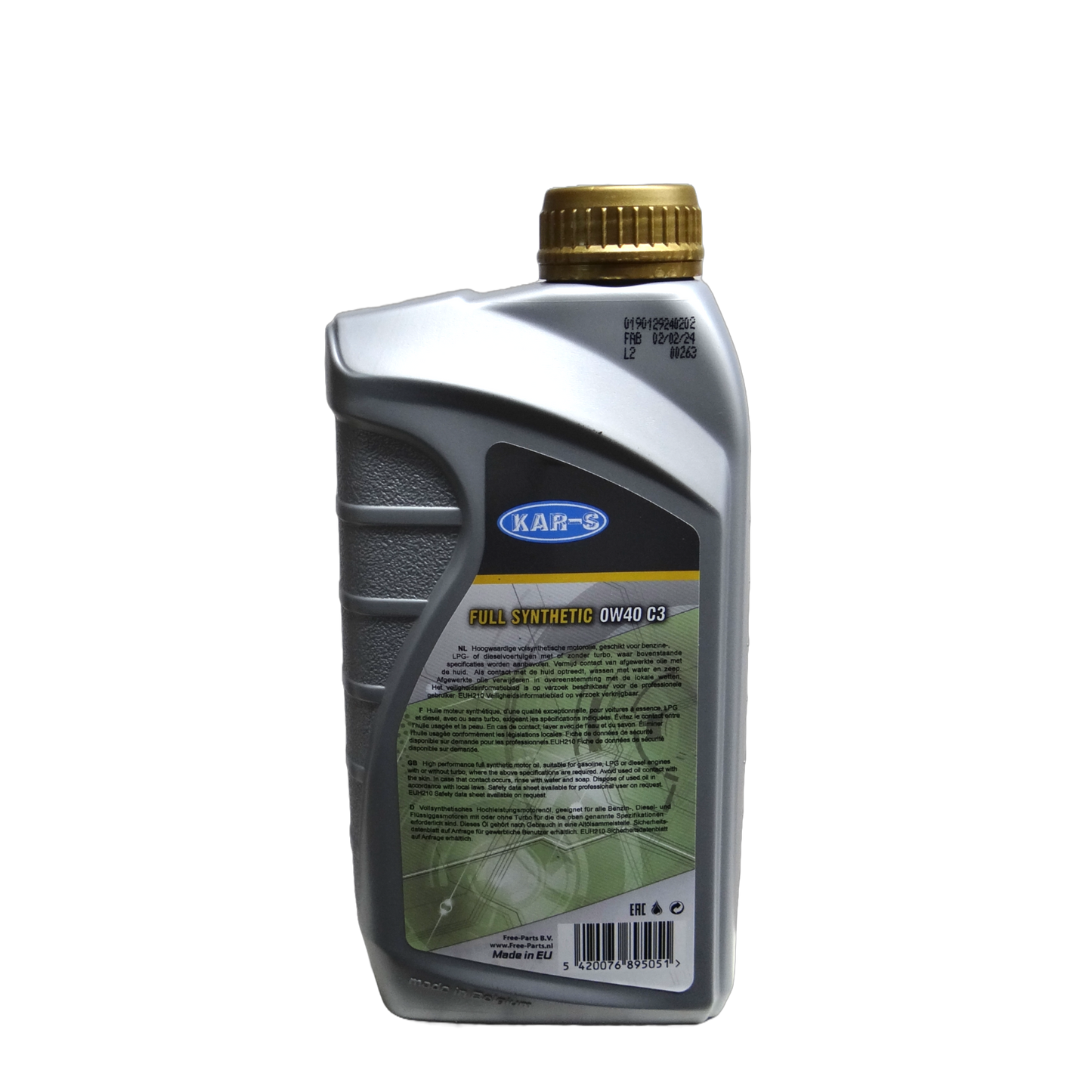 KAR-S Motorolie Full Synthetic 0W40 C3 - 1 Liter