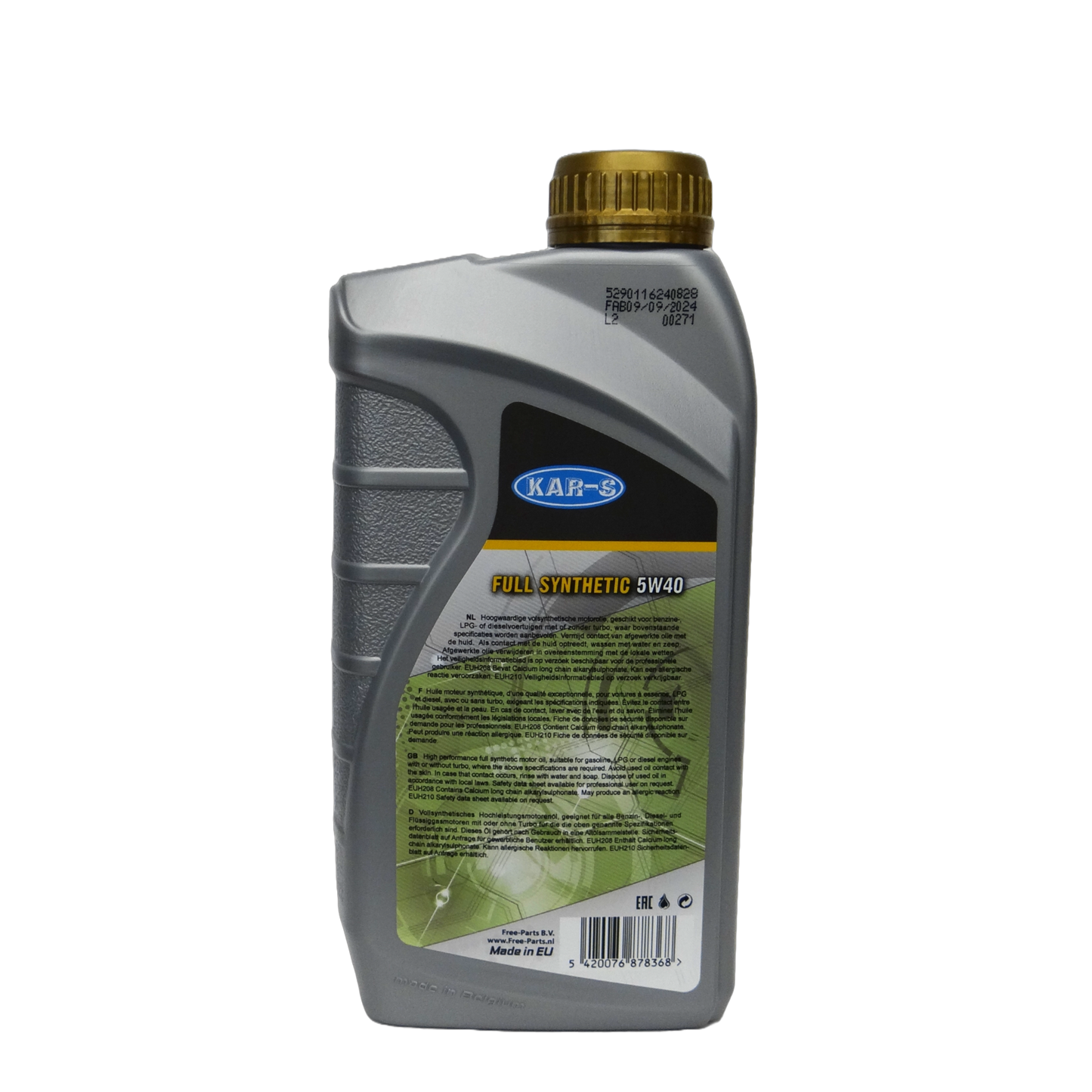 KAR-S Motorolie Full Synthetic 5W40 - 1 Liter