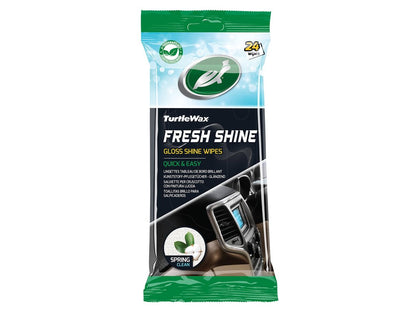 Turtle Wax Fresh Shine Gloss Interieurreinigerdoekjes - 24 stuks