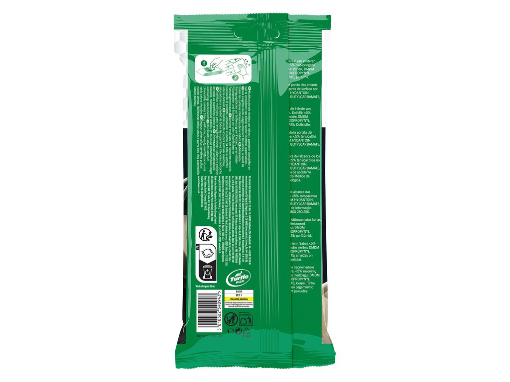 Turtle Wax Interieurreiniger doekjes - 24 stuks